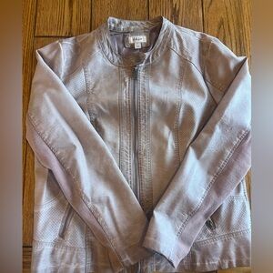 Women's Style & Co large dusty pink jacket
